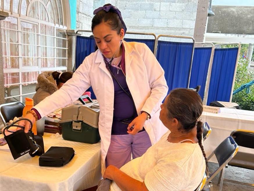 Lleva DIF Huamantla jornada de salud y servicios gratuitos a Francisco I. Madero, Tecoac